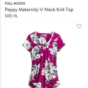 Floral maternity top